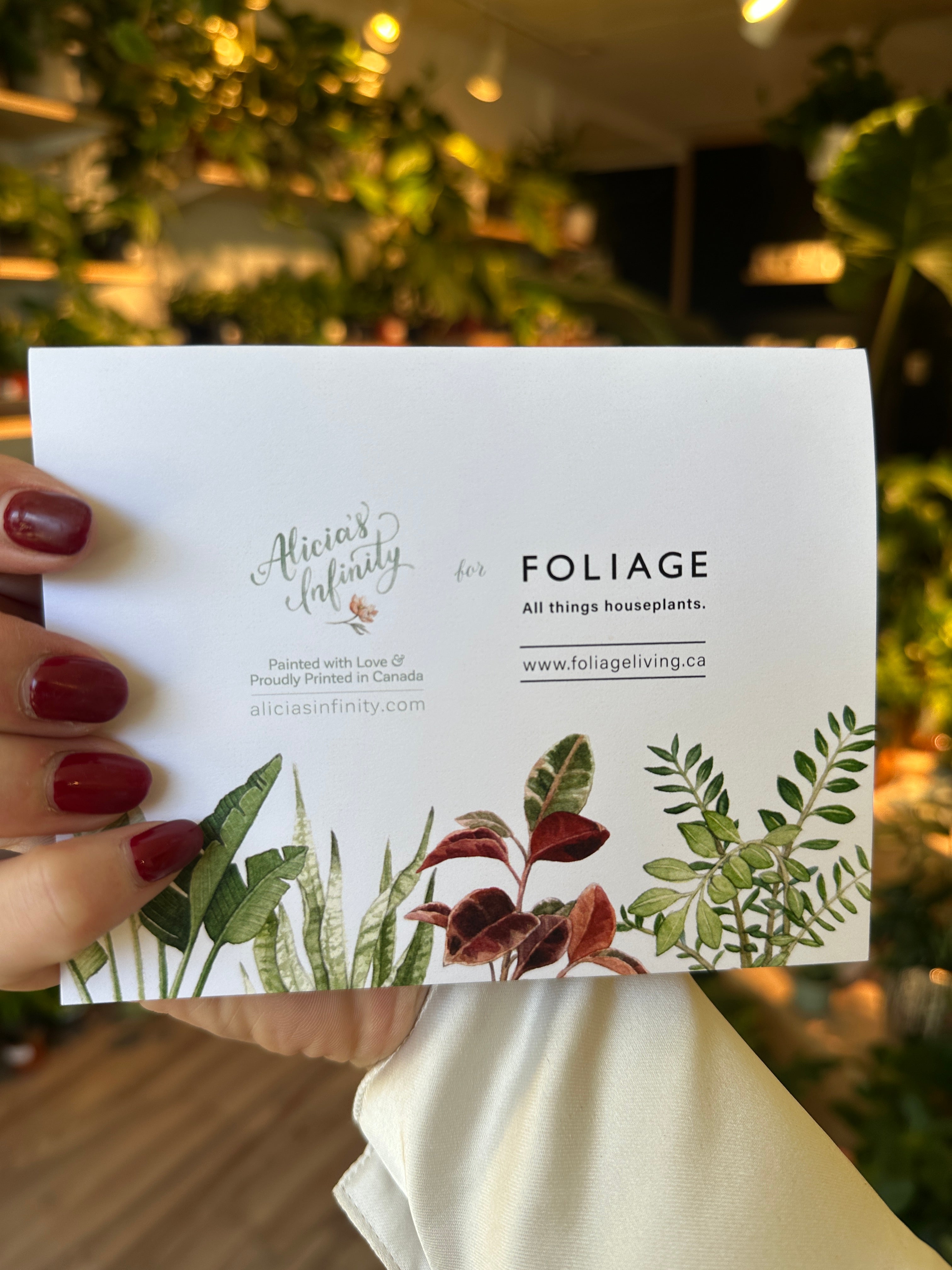 Foliage Notecard