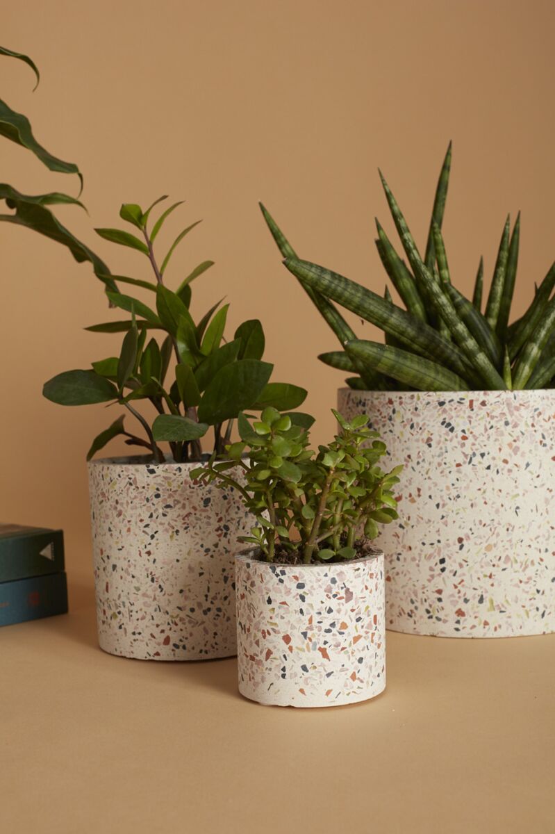Pot en terrazzo