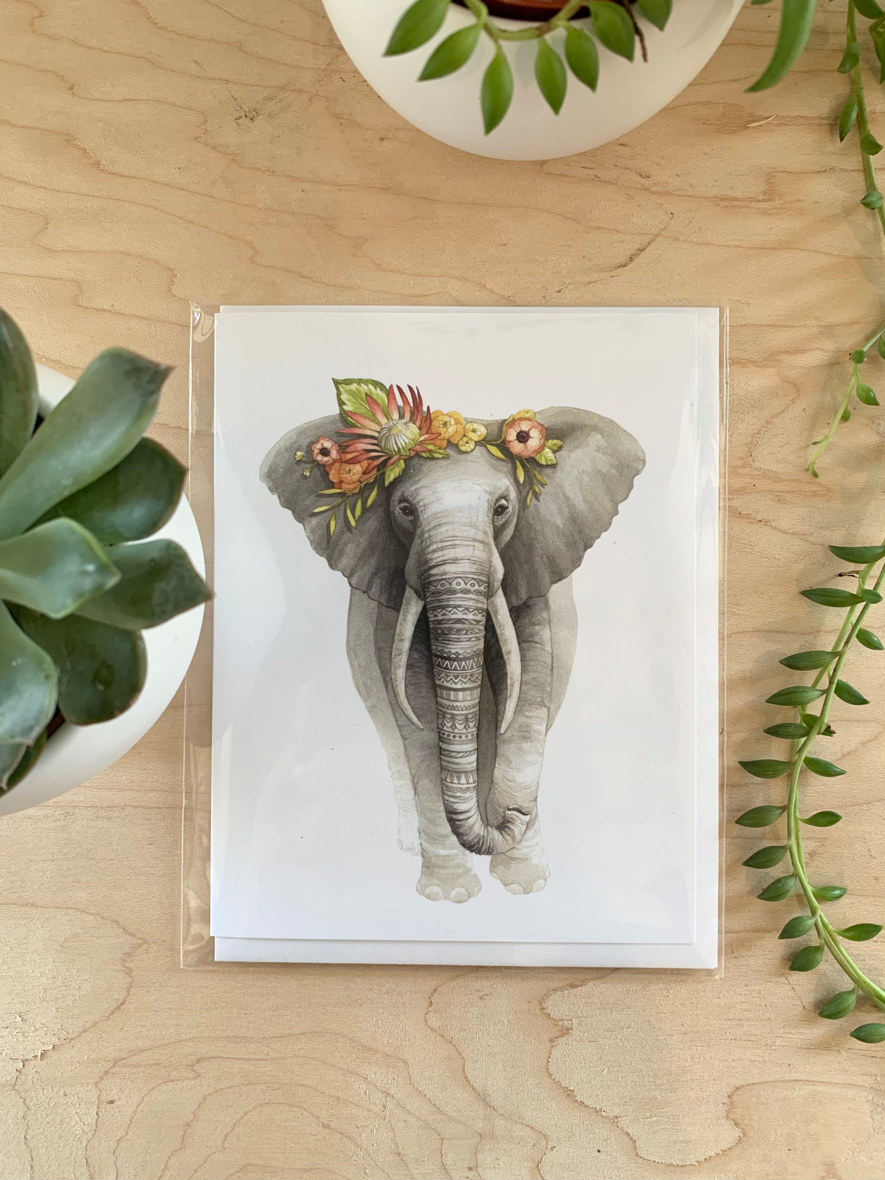 Elephant Notecard
