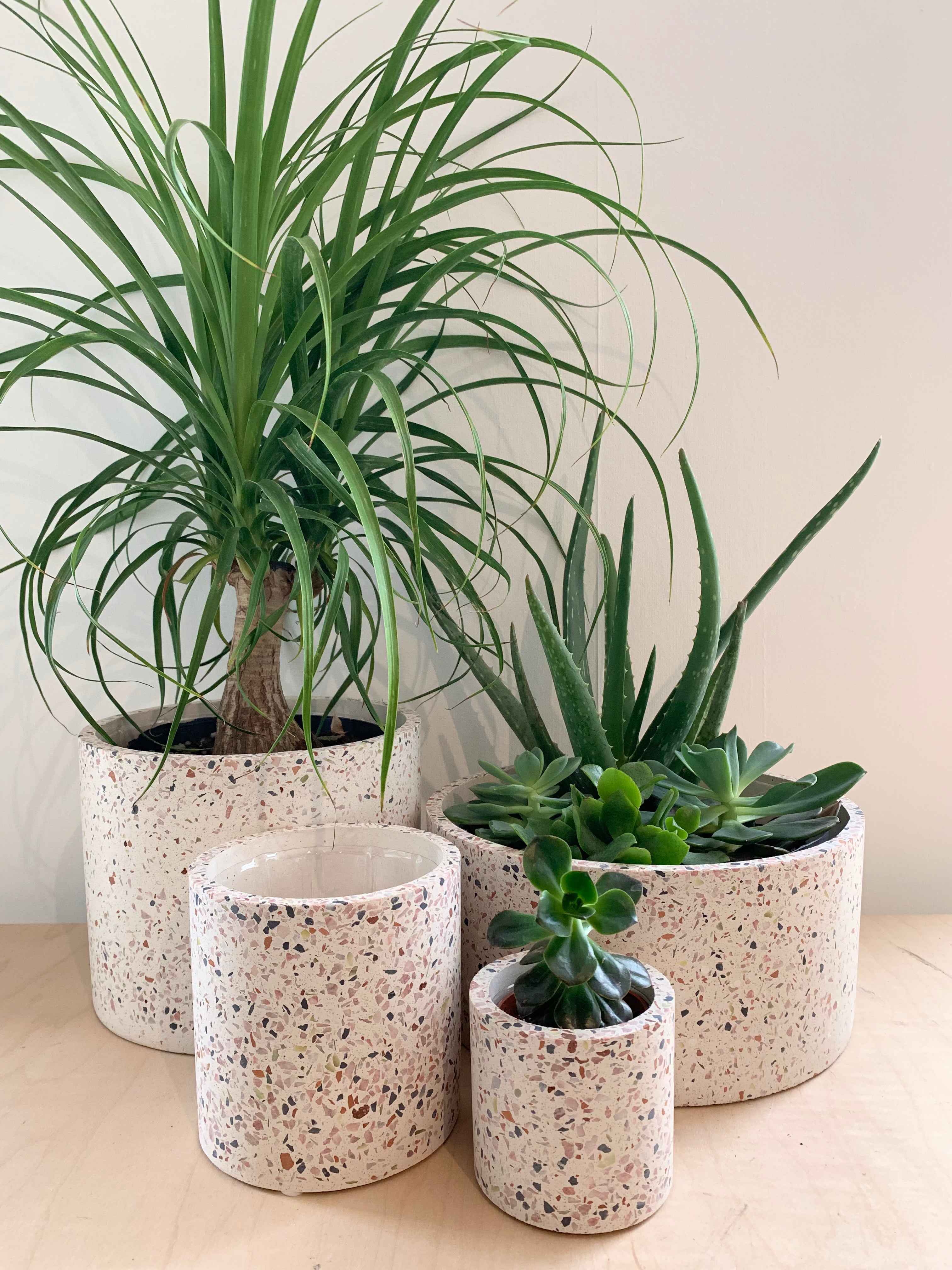 Pot en terrazzo