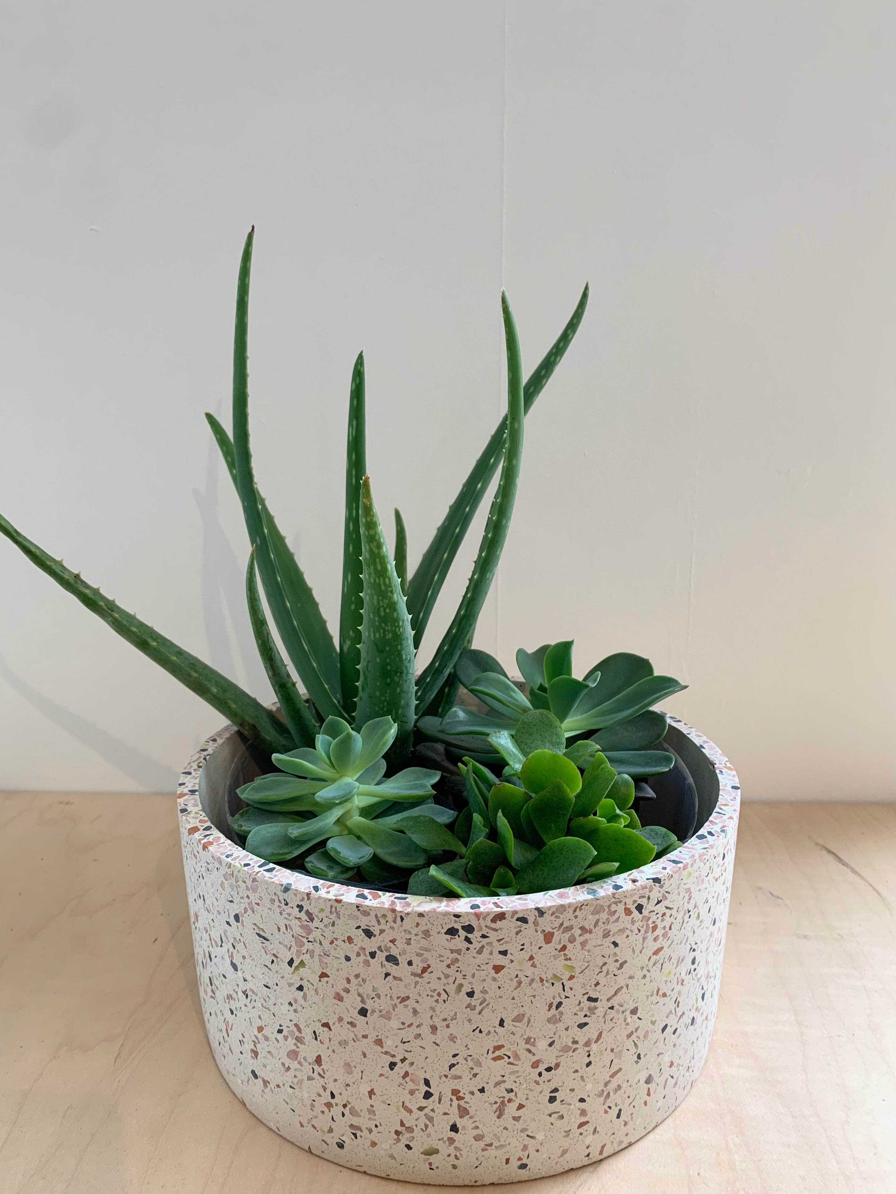 Pot en terrazzo