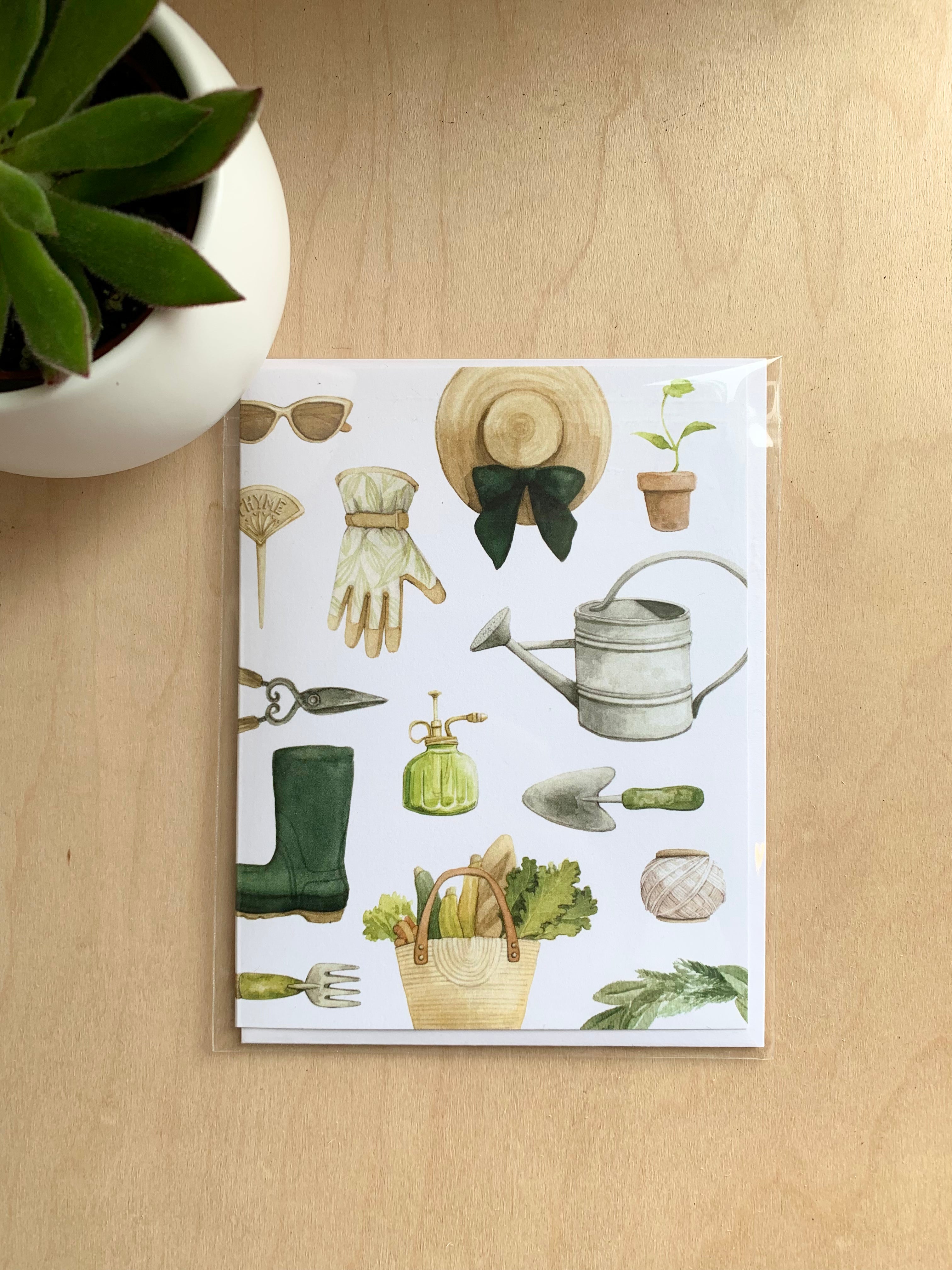 Gardening Notecard