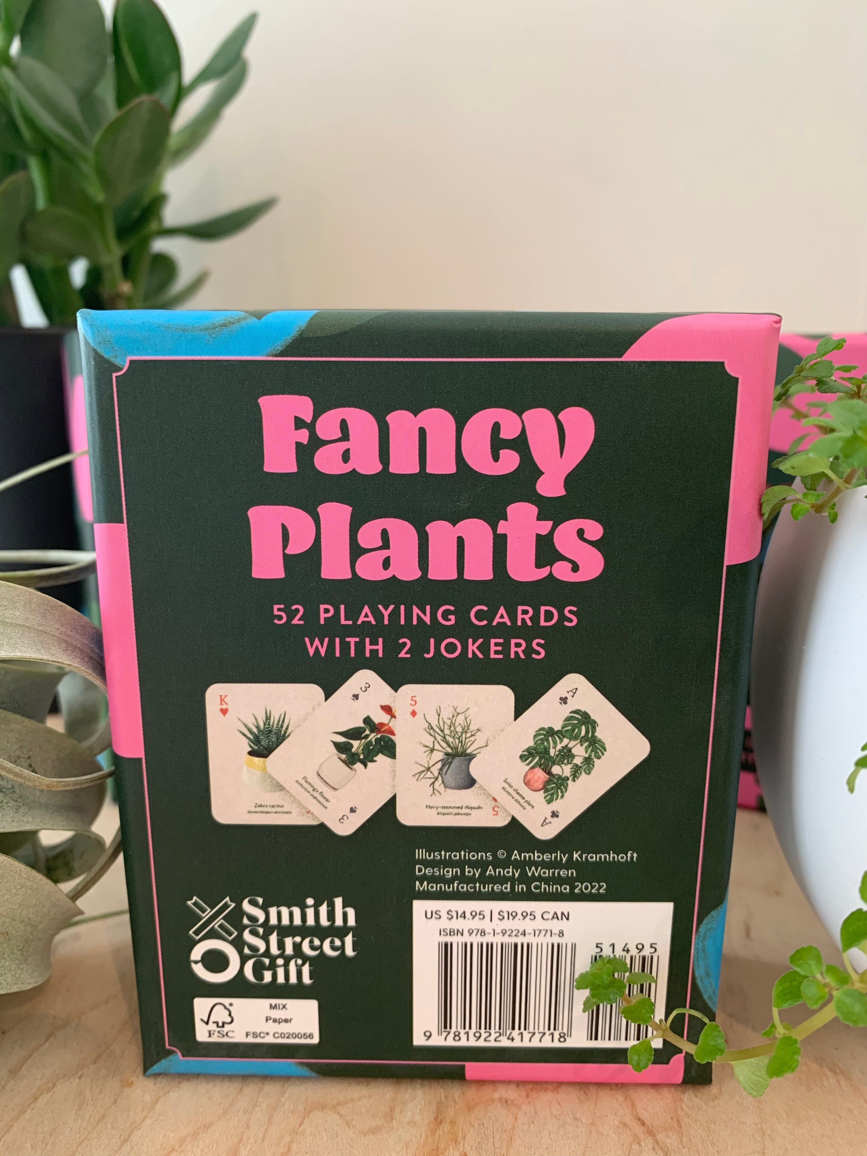 Fancy Plants Playing Cards